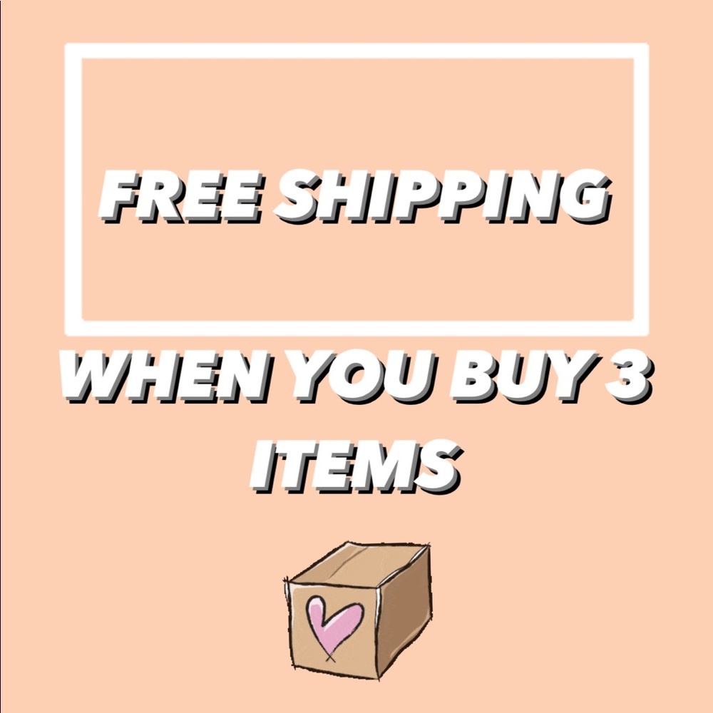 FREE Make a bundle of 3 and get free shipping 💌🎉
